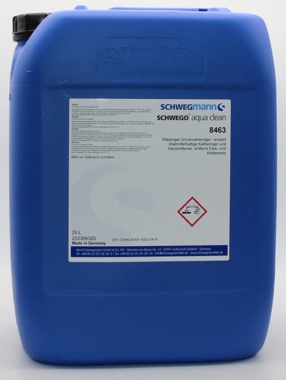 SCHWEGO® aqua clean 8463 (Liquid, 5 Ltr.)