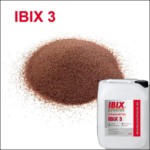 IBIX 3 Strahlmittel Gebinde á 25 kg